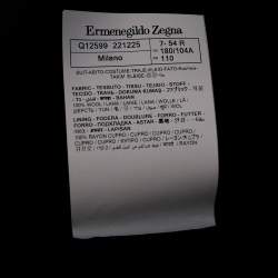 Pre Owned Ermenegildo Zegna Navy Blue Wool Single Breasted Suit XXL