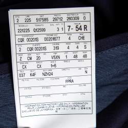 Pre Owned Ermenegildo Zegna Navy Blue Wool Single Breasted Suit XXL