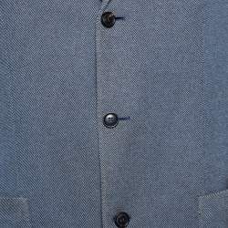Ermenegildo Zegna Two-Toned Cashmere & Wool Single Breasted Blazer XXL 