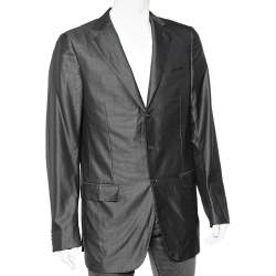 Ermenegildo Zegna Grey Wool Blazer L