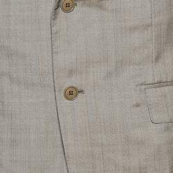 Ermenegildo Zegna Beige Wool Blazer L