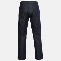 Pre Owned Ermenegildo Zegna Blue Cotton Jeans XL