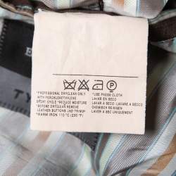Ermenegildo Zegna Brown Linen Single Breasted Blazer XL
