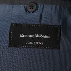 مملوكة مسبقًا Ermenegildo Zegna Grey Wool Blazer Suit L