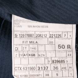 مملوكة مسبقًا Ermenegildo Zegna Grey Wool Blazer Suit L