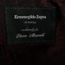 Pre Owned Ermenegildo Zegna Grey Wool Single Breasted Suit XXL