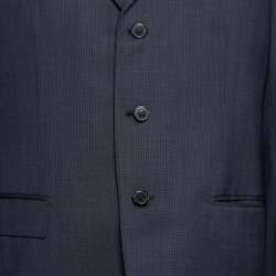 Ermenegildo Zegna Navy Blue Roma Wool Single-Breasted Suit L