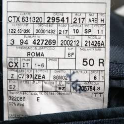 Ermenegildo Zegna Navy Blue Roma Wool Single-Breasted Suit L
