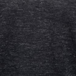 Pre Owned Ermenegildo Zegna Couture Dark Grey Cashmere Crewneck Sweater 3XL