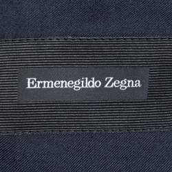 Pre Owned Ermenegildo Zegna Navy Blue Cashmere Single Breasted Blazer M