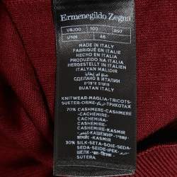 Ermenegildo Zegna Cashmere & Silk V-Neck Sweater XS