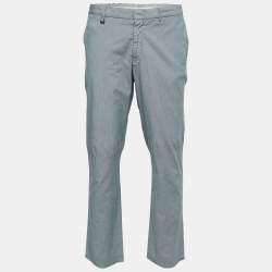 Ermenegildo Zegna Grey Cotton Trousers 2XL