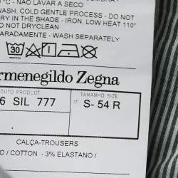 Ermenegildo Zegna Grey Cotton Trousers 2XL