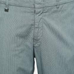 Ermenegildo Zegna Grey Cotton Trousers 2XL