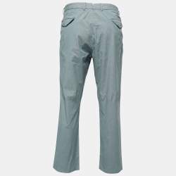 Ermenegildo Zegna Grey Cotton Trousers 2XL