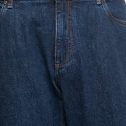 مملوكة مسبقًا Ermenegildo Zegna Navy Blue Denim Slim Fit Jeans 3XL