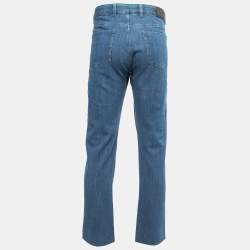 Pre Owned Ermenegildo Zegna Blue Denim Jeans XXL Waist 38"
