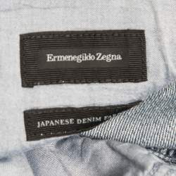 Pre Owned Ermenegildo Zegna Blue Denim Jeans XXL Waist 38"