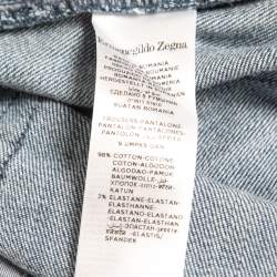 Pre Owned Ermenegildo Zegna Blue Denim Jeans XXL Waist 38"