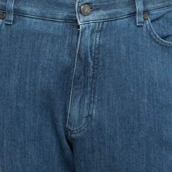 Pre Owned Ermenegildo Zegna Blue Denim Jeans XXL Waist 38"