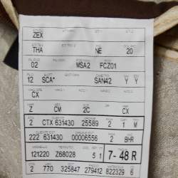 مملوكة مسبقًا Ermenegildo Zegna Brown Corduroy Single Breasted Blazer M