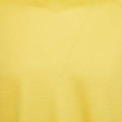 Ermenegildo Zegna Yellow Wool Crew Neck Half Sleeve T-Shirt L