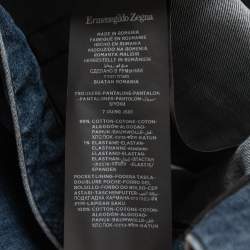 Pre Owned Ermenegildo Zegna Blue Denim Regular Fit Jeans XXL/Waist 40"