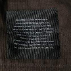 مملوكة مسبقًا Ermenegildo Zegna Dark Blue Denim Regular Fit Drawstring Jeans M Waist 32"