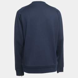 Pre Owned Ermenegildo Zegna Navy Blue Crew Neck Sweatshirt XL  