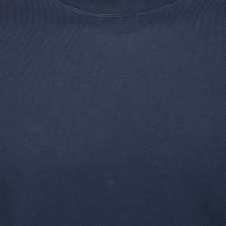 Pre Owned Ermenegildo Zegna Navy Blue Crew Neck Sweatshirt XL  