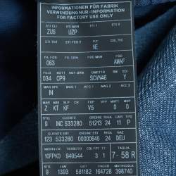 Pre Owned Ermenegildo Zegna Blue Linen Blend Single Breasted Blazer 4XL