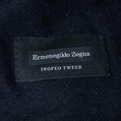 Ermenegildo Zegna Navy Blue Wool Blend Single Breasted Blazer XXL