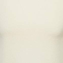 Pre Owned Ermenegildo Zegna Cream Wool and Cashmere Crew Neck Sweatshirt XL