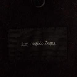 Ermenegildo Zegna Navy Blue Wool Single Breasted Blazer M