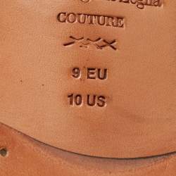 مملوكة مسبقًا Ermenegildo Zegna Black Leather Vienna Blake Chelsea Boots Size 43