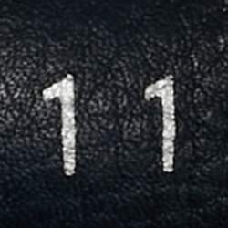 Pre Owned Ermenegildo Zegna Navy Blue Leather Triple stitch Slip On Sneakers Size 44