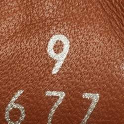 Pre Owned حذاء رياضي إيرمنجلدو زينيا حياكة ثلاثية جلد أسود سهل الارتداء مقاس 42