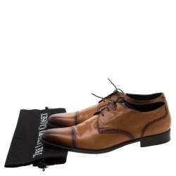 مملوكة مسبقًا حذاء أوكسفوردز إيرمنجليدو زينيا جلد بي برباط مقاس 42