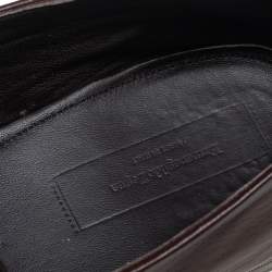 مملوكة مسبقًا حذاء لوفرز إيرمنجليدو زينيا بيني جلد بني مقاس 44.5