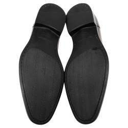 Pre Owned حذاء لوفرز بيني إيرمنجليدو زينيا بروغي بني أومبريه مقاس 42.5