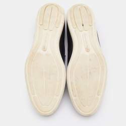 Ermenegildo Zegna Black Leather Slip On Penny Slip On Loafers Size 43.5