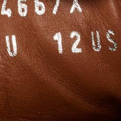 Pre Owned Ermenegildo Zegna Black Suede and Leather Low Top Sneakers Size 45