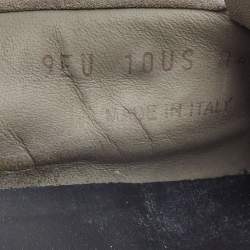 مملوكة مسبقًا Ermenegildo Zegna Grey Suede Slip On Loafers Size 43