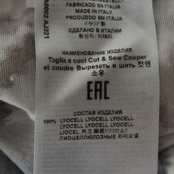 Pre Owned Etro White Paisley Print Jersey T-Shirt XXXL