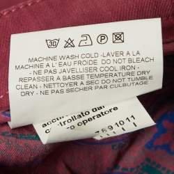 Pre Owned Etro Purple Denim Badge Detail Jeans XXL Waist 38"