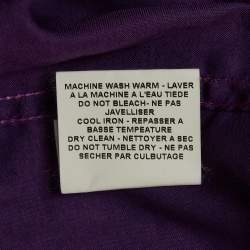 Pre Owned Etro Purple Cotton Paisley Printed Collar Button Front Shirt XXXL