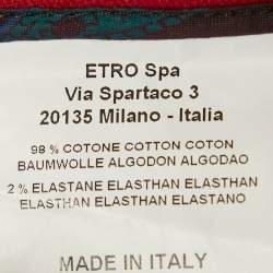 Pre Owned Etro Red Denim Regular Fit Jeans XXL Waist 38"