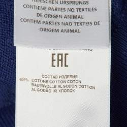 Pre Owned تي شيرت بولو إيترو قطن محبوك أزرق داكن مقاس صغير