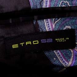 Pre Owned Etro Pink Cotton Mineide Soft Blazer L