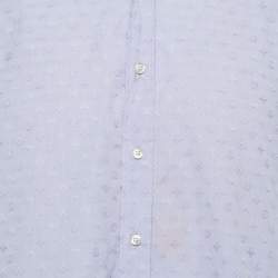 Pre Owned Etro Purple Paisley Patterned Cotton Shirt XL